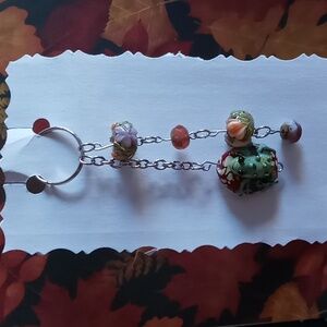 Frog keychain accessory